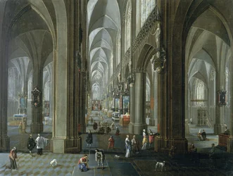Interior da Catedral de Nossa Senhora da Antuérpia